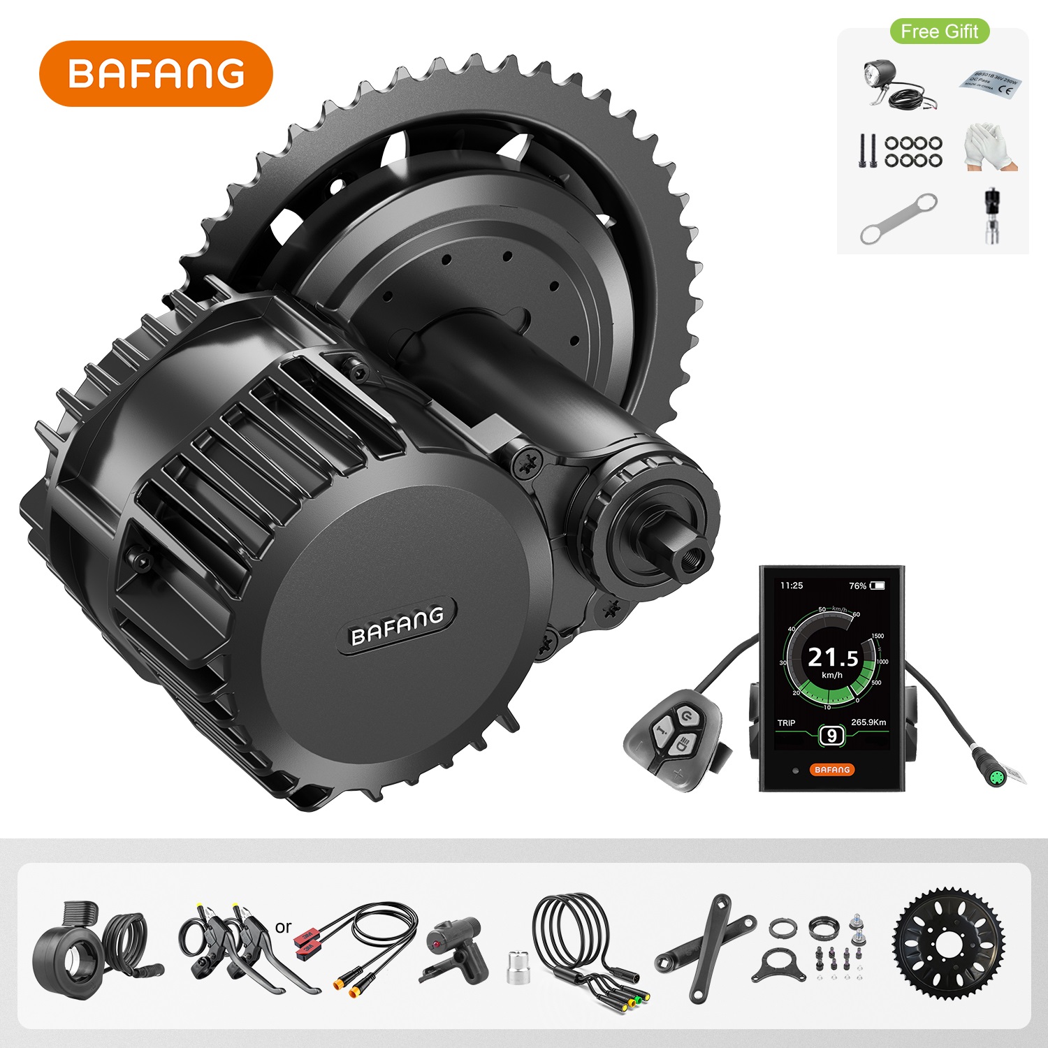 Bafang UART 48V/52V 1000W Mid  - Mid Drive Motor Kit 52V 1000W recension och pris